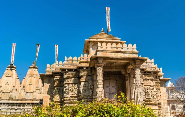 Templo Sathis Deori Jain no Forte Chittor. Rajasthan, Índia — Fotografia de Stock