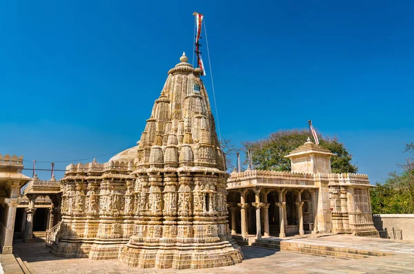 Templo Sathis Deori Jain no Forte Chittor. Rajasthan, Índia — Fotografia de Stock