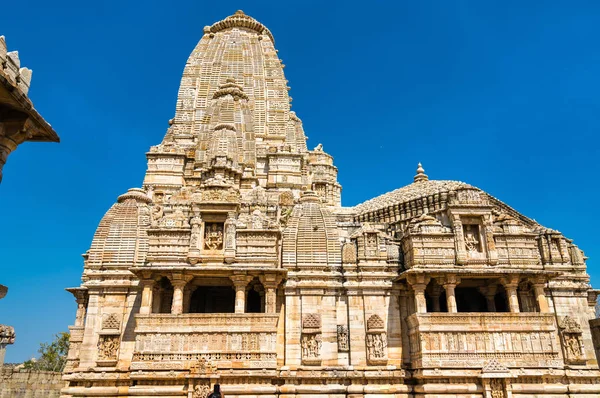 Templo Meera no Forte Chittor. Rajasthan, Índia — Fotografia de Stock