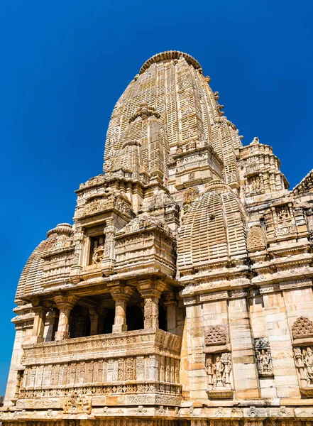 Templo Meera no Forte Chittor. Rajasthan, Índia — Fotografia de Stock