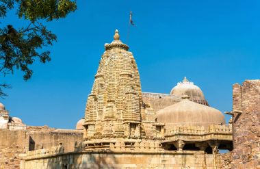 Rana Ratan Singh Mahal, bir sarayda Chittorgarh Fort - Rajastan, Hindistan