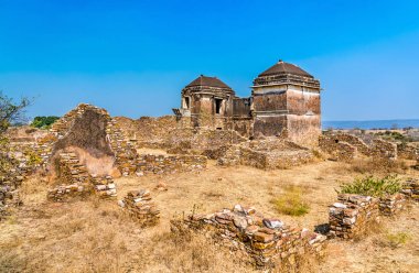 Chittor Fort Chittorgarh şehir Hindistan, eski kalıntılar