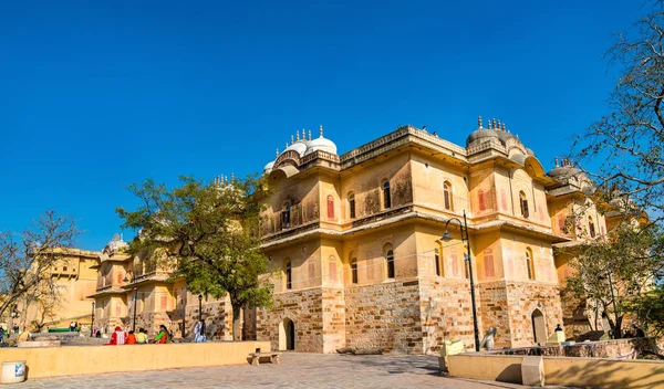 Madhvendra palác Nahargarh Fort v Jaipur - Rajasthan, Indie — Stock fotografie