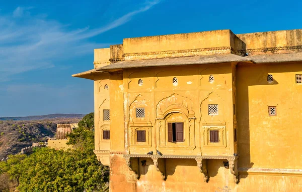 Madhvendra palast von nahargarh fort in jaipur - rajasthan, indien — Stockfoto