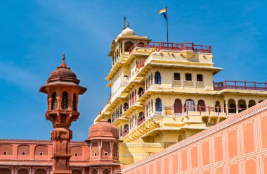 Chandra Jaipur şehir Sarayı kompleksi - Rajasthan, Hindistan Mahal