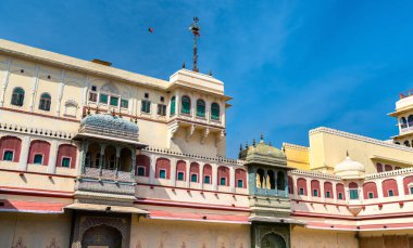 Jaipur - Rajasthan, Hindistan sarayda şehir duvarları