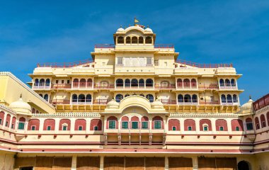 Chandra Jaipur şehir Sarayı kompleksi - Rajasthan, Hindistan Mahal