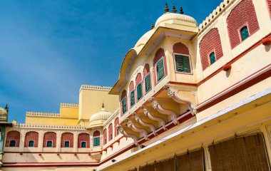 Jaipur - Rajasthan, Hindistan sarayda şehir duvarları
