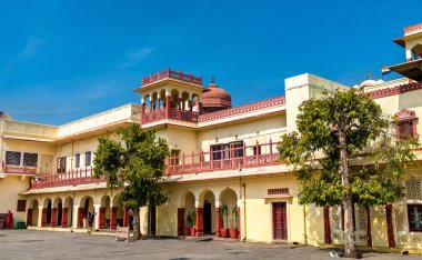 Jaipur - Rajasthan, Hindistan sarayda şehir duvarları