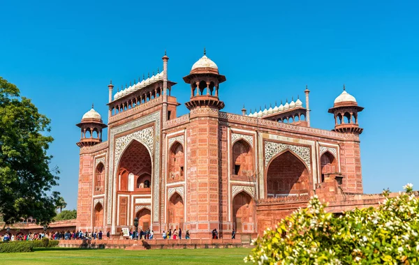 Darwaza i Rauza, la Gran Puerta del Taj Mahal - Agra, India — Foto de Stock