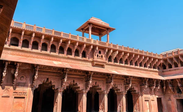 Jahangiri Mahal, a palace at Agra Fort. UNESCO world heritage site in India — Stock Photo, Image