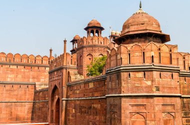 Delhi kapı kırmızı kale Delhi, Hindistan