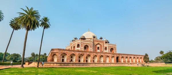 Humayuns graf, een Unesco World Heritage Site in Delhi, India — Stockfoto