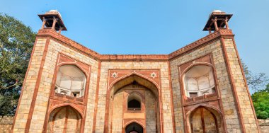 Bu Halima Gateway adlı Hümayun mezar kompleksi Delhi, Hindistan