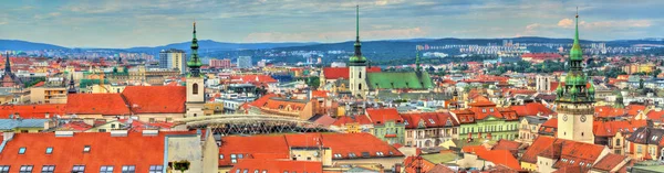 Skyline von Brünn, Tschechische Republik — Stockfoto