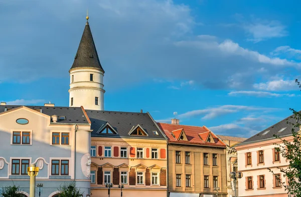 Gebouwen in de oude stad van Prerov, Tsjechië — Stockfoto