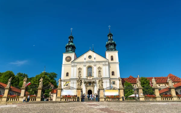 Klasztor w Kalwarii Zebrzydowskiej, wpisanego na listę światowego dziedzictwa UNESCO w Polsce — Zdjęcie stockowe