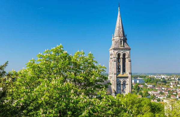 Aziz Ausone Kilisesi Angouleme, Fransa — Stok fotoğraf