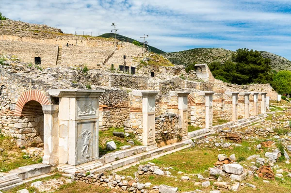 Ancient Theatre of Philippi in Greece — Stock Photo, Image