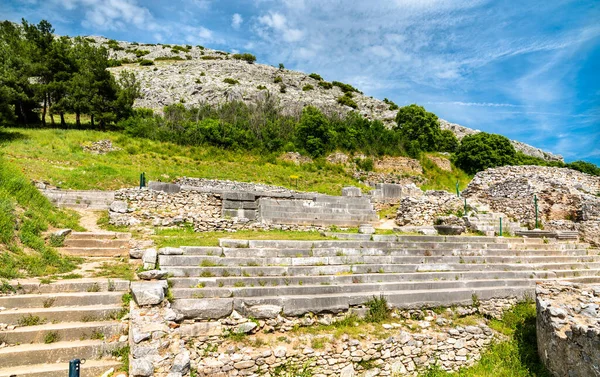 그리스의 고대 도시 빌립보 의유적 — 스톡 사진