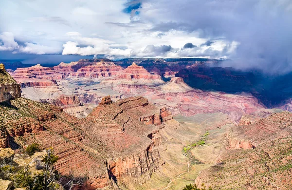 Vista del Gran Cañón desde el Borde Sur — Foto de Stock