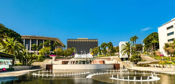 Fontein in Grand Park, centrum van Los Angeles — Stockfoto