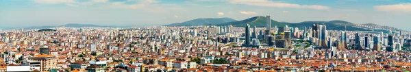 Panorama do lado asiático de Istambul na Turquia — Fotografia de Stock