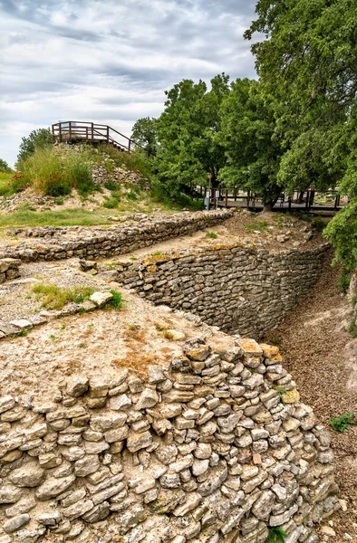 Oude stad Troje in Turkije — Stockfoto