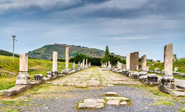 Türkiye 'de Pergamon' un Asclepieion Harabeleri — Stok fotoğraf