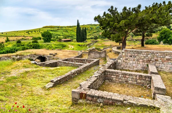 Zřícenina Asclepieionu z Pergamonu v Turecku — Stock fotografie