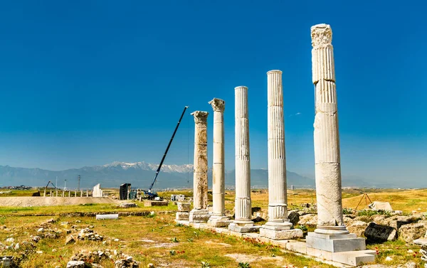 Laodikea på Lycus, en arkæologisk lokalitet i det vestlige Tyrkiet - Stock-foto