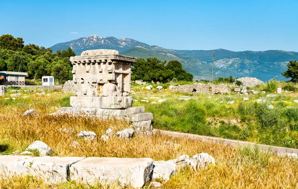 Antigua ciudad de Xanthos en Turquía — Foto de Stock