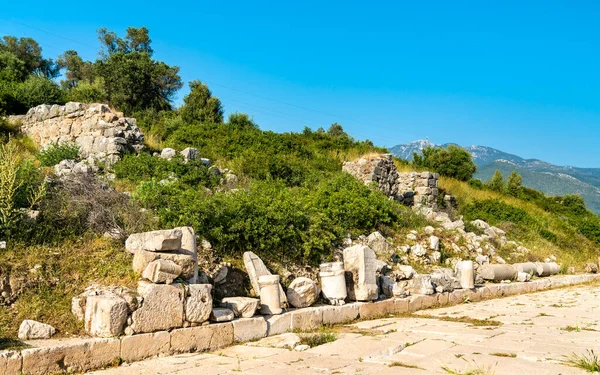 Αρχαία πόλη του Ξάνθου στην Τουρκία — Φωτογραφία Αρχείου