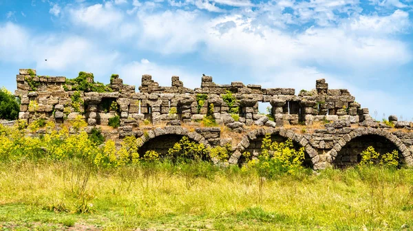 土耳其古老的边城的废墟 — 图库照片