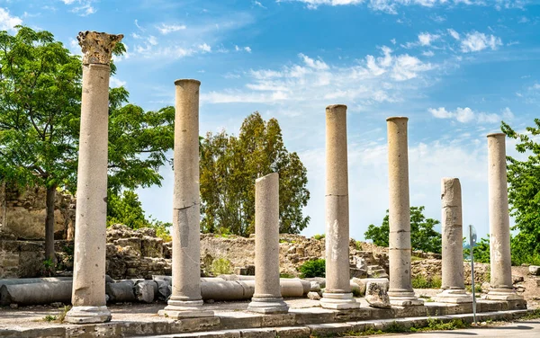 Ruinen der antiken Agora der Seite in der Türkei — Stockfoto