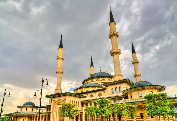 Bestepe mecset az ankarai elnöki komplexumban, Törökországban — Stock Fotó