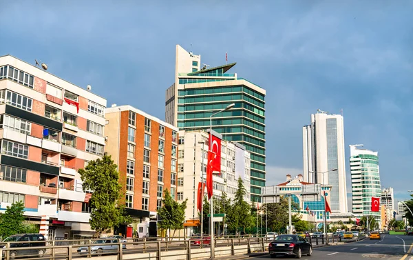 Ataturk Boulevard w Ankarze, Turcja — Zdjęcie stockowe