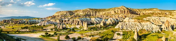 Panorama of Rose Valley at Goreme National Park in Turkey — 스톡 사진