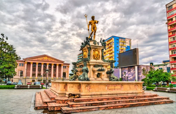 La Fontana del Nettuno a Batumi, Georgia — Foto Stock