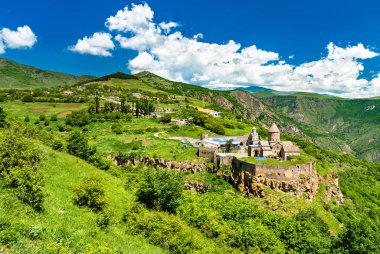 Ermenistan 'daki Tatev Manastırı' nın hava görüntüsü