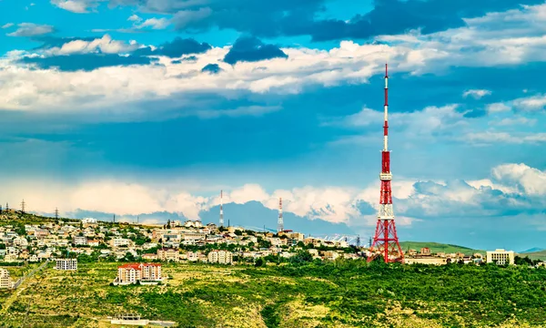 Jereván Tv Torony Örményországban — Stock Fotó