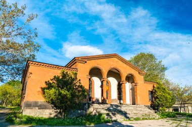 Ermenistan 'daki Sevan Yarımadası' ndaki Sovyet binası