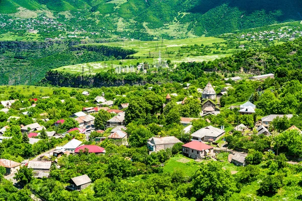 Panorama wioski Sanahin z kanionem Debed w Armenii — Zdjęcie stockowe