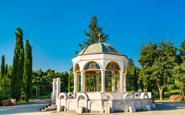 Georgia 'daki Tiflis' in Kutsal Üçlü Katedrali 'ndeki Şapel.