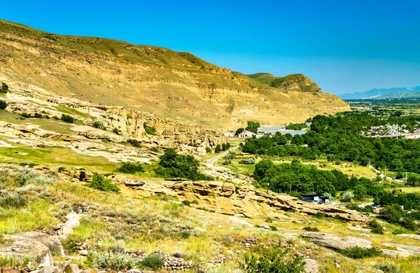 Uplistsikhe, an ancient rock-hewn town in Georgia — Stock Photo, Image