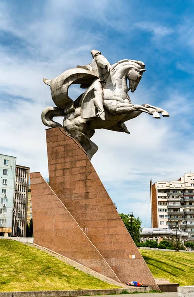 Monumento al Generale Pliyev a Vladikavkaz, Russia — Foto Stock