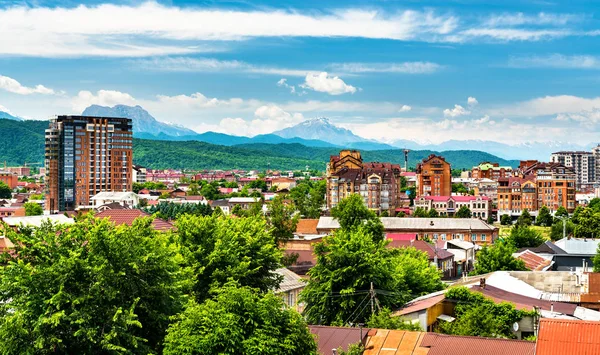 Stadtbild von Wladikawkas in Russland — Stockfoto