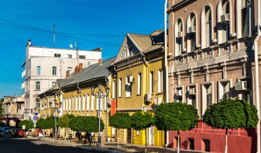 Rusya 'nın Astrakhan kentindeki binalar
