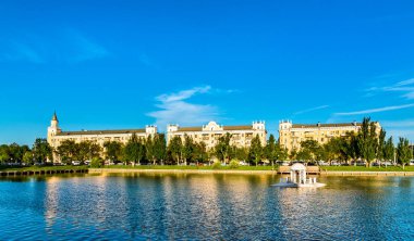 Astrakhan 'daki Kuğu Gölü, Rusya