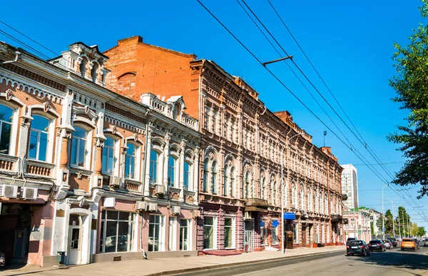 Arquitetura tradicional russa em Saratov — Fotografia de Stock